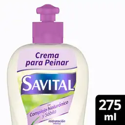 Savital Crema para Peinar con Complejo Hialurónico