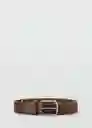 Cinturón Elastic Camel Talla 80 Hombre Mango