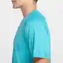 Nike Camiseta M Dfadv Stride Top Manga Corta Hombre Verde T. L