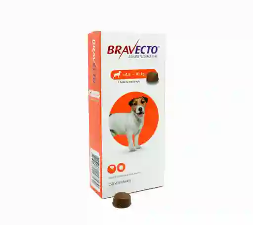 Bravecto Tableta Masticable para Perros Pequeños Tableta