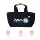 Bolso de Mano Charlie Snoopy Azul Marino Miniso