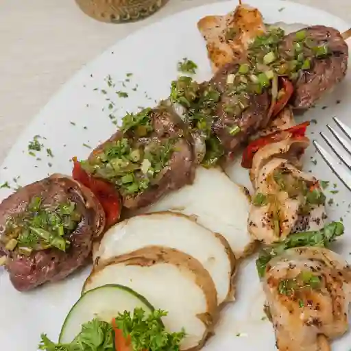 Brochetas mixtas