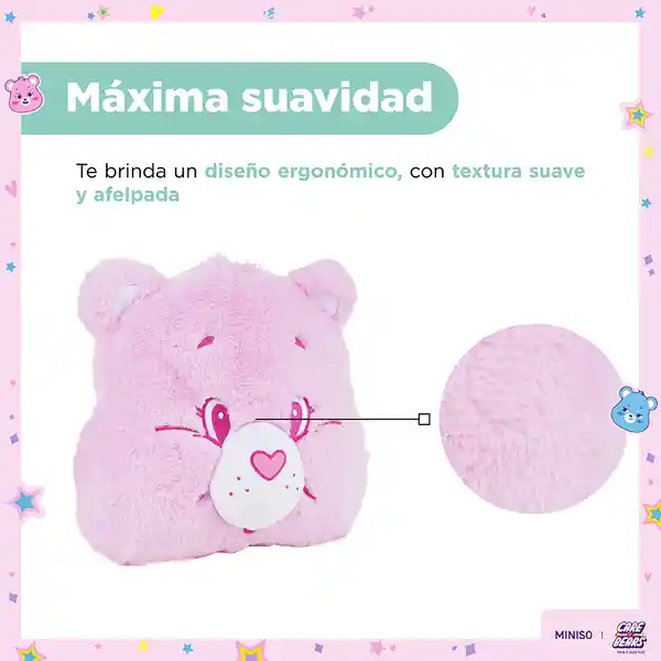 Cojín Con Forma de Cabeza Cheer Bear Serie Care Bears Miniso