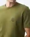 Camiseta Hombre Verde Talla M 841G021_VER180527 Americanino