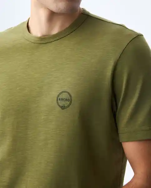 Camiseta Hombre Verde Talla M 841G021_VER180527 Americanino