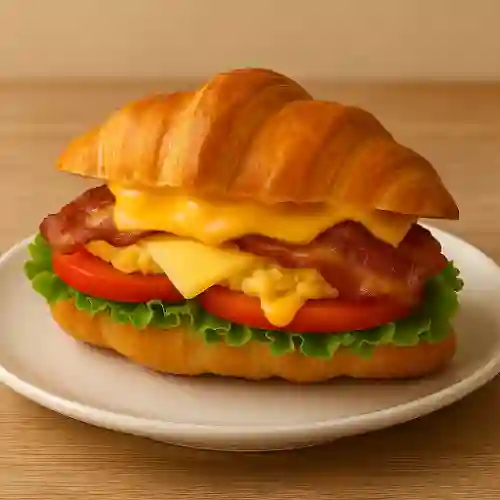 Croissant Sandwich Huevo Americano
