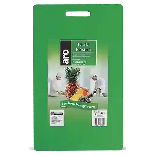 Aro Tabla Para Cortar Verde 50 x 30 x 1.4 cm
