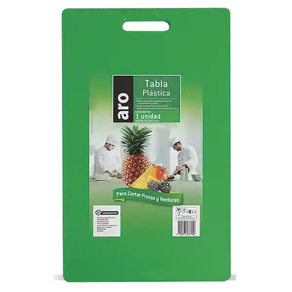 Aro Tabla Para Cortar Verde 50 x 30 x 1.4 cm