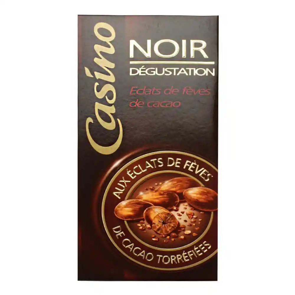 Casino Barra de Chocolate Noir Dégustation