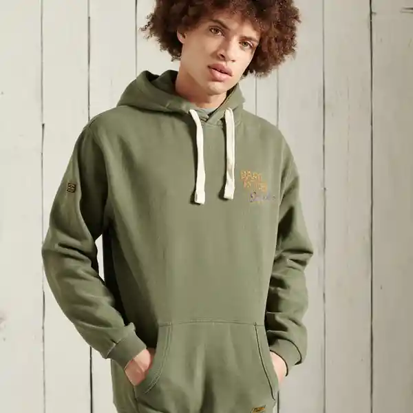 Superdry Buzo Workwear Hood Verde Talla S