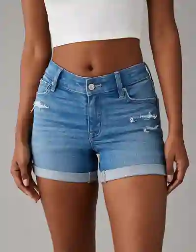 Short Mujer Azul Talla 0 American Eagle 13327779