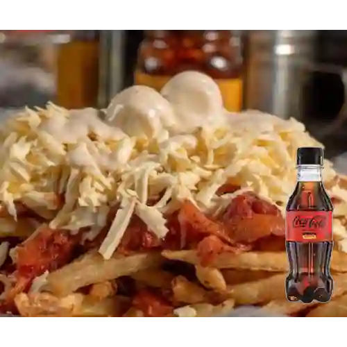 Combo Salchipapa Sencilla +cocacola S/az 250ml
