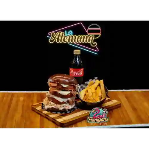 Hamburguesa Triple Alemana