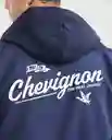 Chaqueta Hooded Bomber Azul Medianoche Oscuro L Chevignon