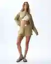 Short Mujer Verde Talla 6 651G001_VER170836 Americanino