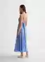 Vestido Siria Azul Talla 22 Mango Teen Girl Mango