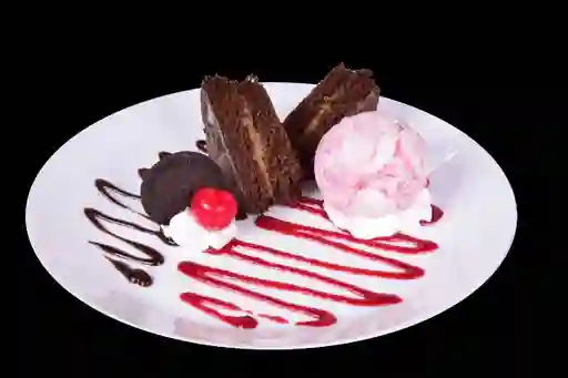 Brownie con Helado