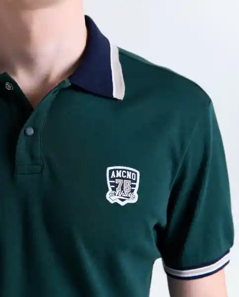 Polo Hombre Verde Talla XL 809G004_VER195406 Americanino