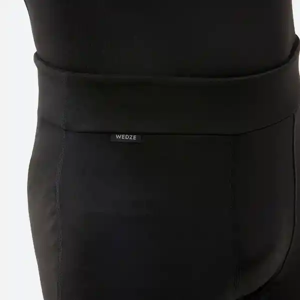 Wedze Pantalón Térmico Capa de Senderismo Hombre Negro Talla S