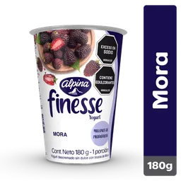 Finesse Yogurt Sabor a Mora