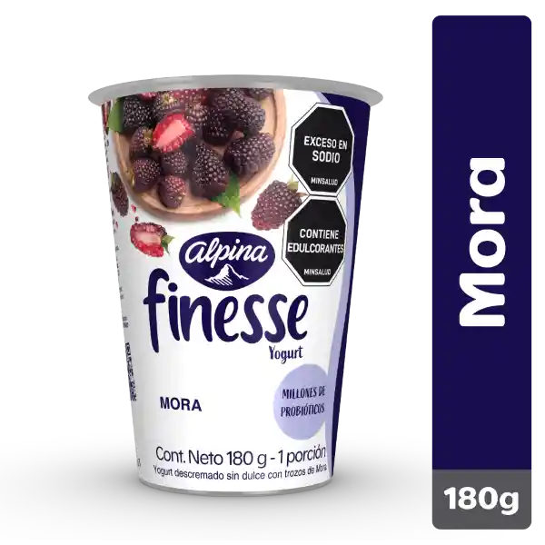 Finesse Yogurt Sabor a Mora