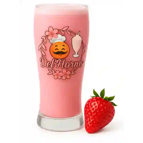 Jugo de Fresa en Leche