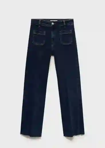 Jean Alex Tejano Oscuro Talla 42 Mujer Mango