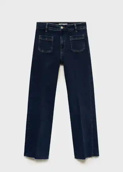 Jean Alex Tejano Oscuro Talla 42 Mujer Mango