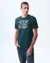 Camiseta Hombre Verde Talla M 841G001_VER195420 Americanino