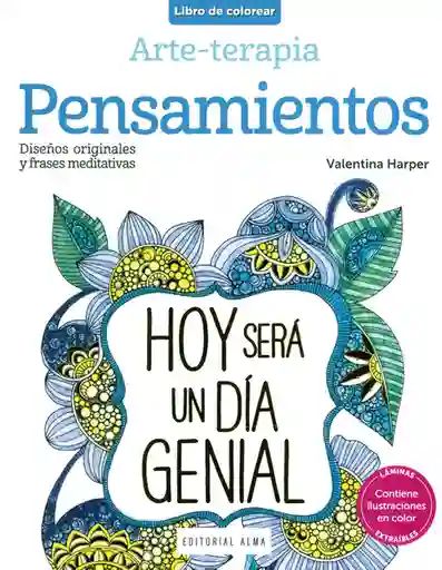 Pensamientos. Arte- Terapia (Libro Para Colorear)