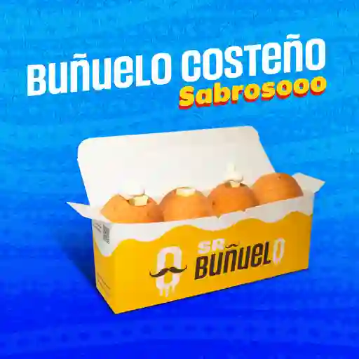 Caja x 4 buñuelos mixta costeño