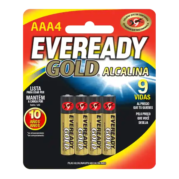 Eveready Gold Pilas Alcalinas AAA