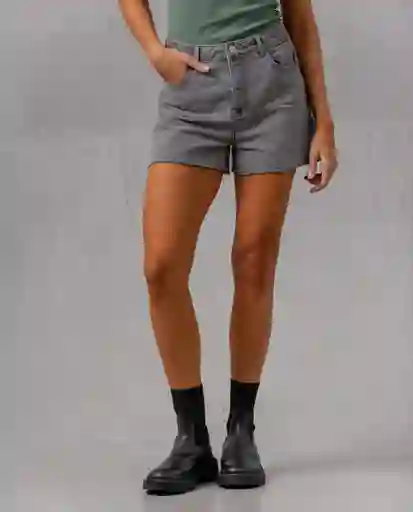 Short Mom Mujer Gris Titanio Medio T 6 75110 Rifle