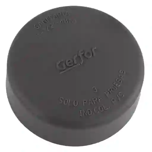 Gerfor Tapón Prueba Sanitaria Pvc 1 1/2