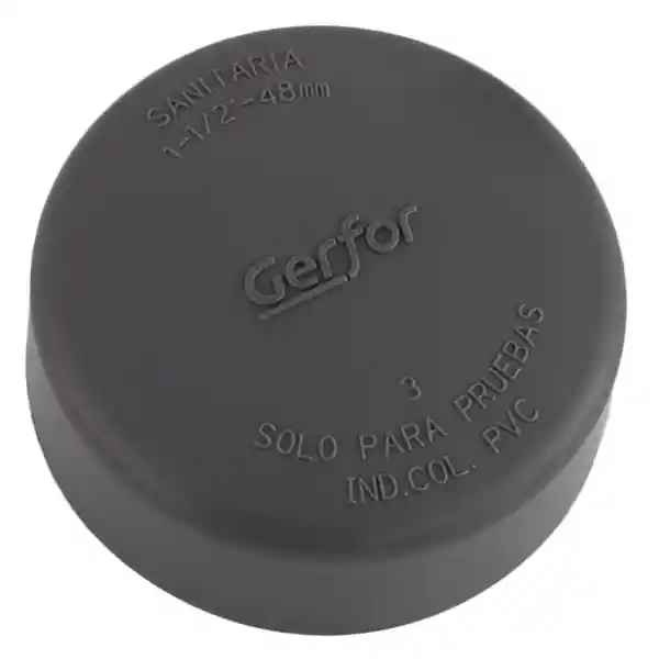Gerfor Tapón Prueba Sanitaria Pvc 1 1/2