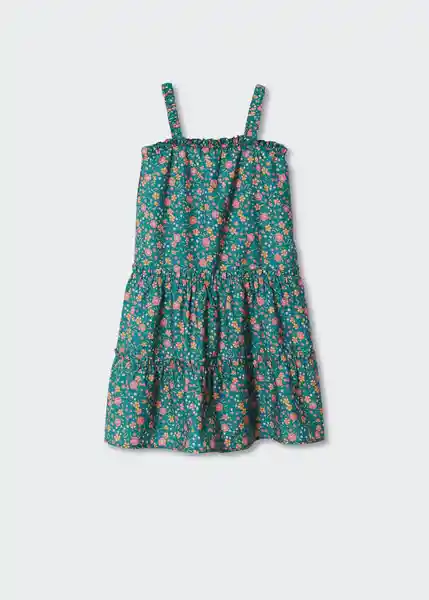 Vestido Helado Verde Talla 12 Niñas Mango