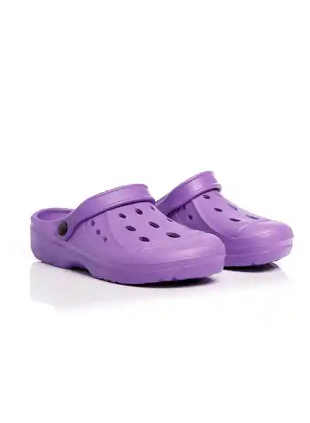 People Zapatos Sueco Eva Niña Color Morado Talla 31