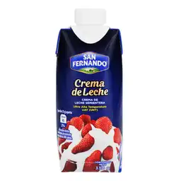 San Fernando Crema de Leche Semientera