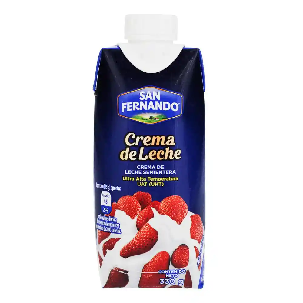 San Fernando Crema de Leche Semientera