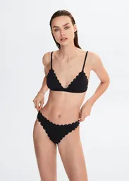 Braga Onditab Negro Talla L Mujer Mango