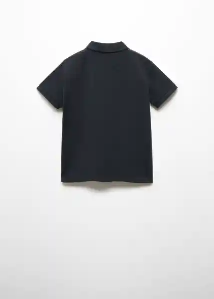Camiseta Polo Javier6 Negro Talla 06 Niños Mango