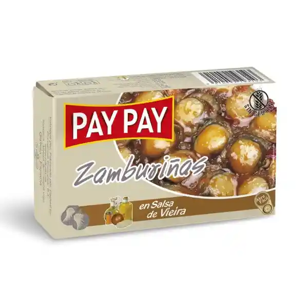 Pay Pay Zamburiñas en Salsa de Vieira