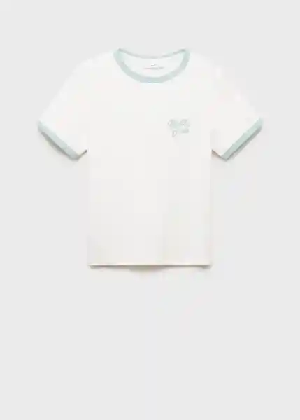 Camiseta Malibu Offwhite Talla 21 Niñas Mango