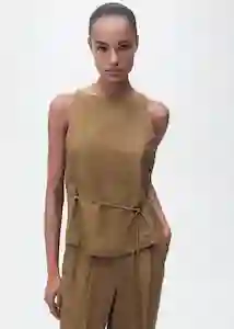 Top Moskito Verde Talla XL Mujer Mango