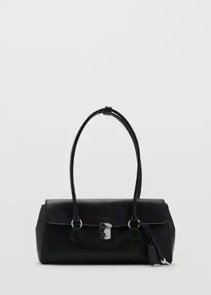 Bolso M Siena Negro Talla 99 Mujer Mango