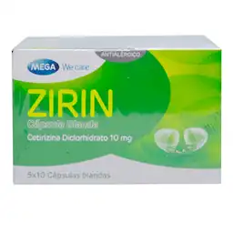 Zirin 50 Capsulas