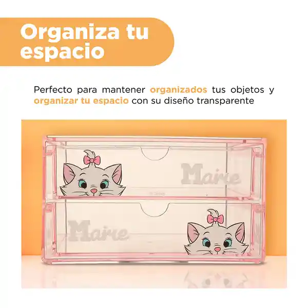 Organizador de Plástico de Cajones Rosa Miniso