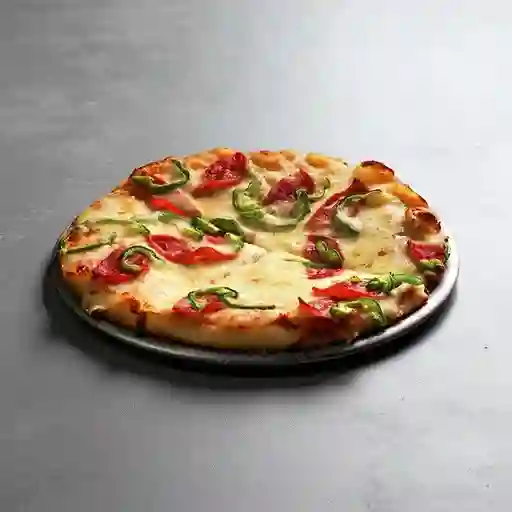 Pizza de Salami y Pimentón Familiar