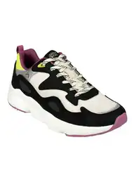 Aeroflex Tenis Mujer Negro Fucsia Talla 39