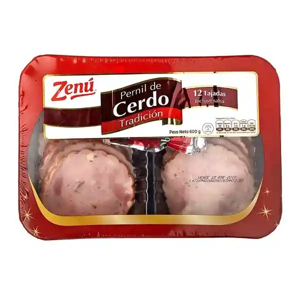 Zenú Pernil de Cerdo Tradición + Salsa